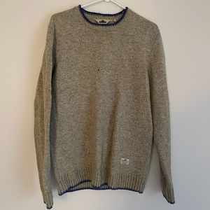 Penfield 100% wool grey sweater.